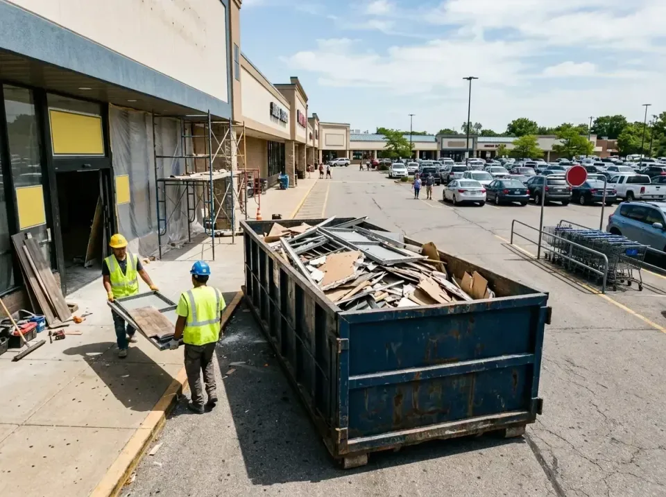 retail-store-renovation-debris-003 — frequently asked questions, Roll-off Dumpster Rentals in Nashville, IL